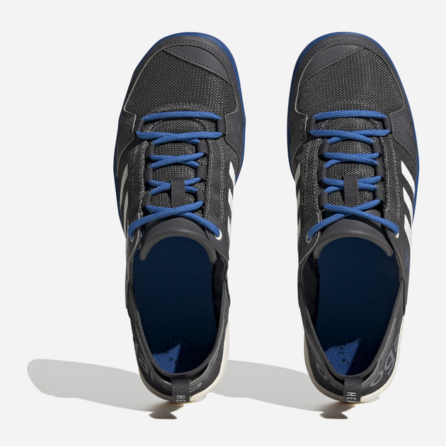 Чоловічі кросівки для туризму adidas Terrex Daroga Two 13 H.Rdy HP8637 46 Сірі/Сині (4066749883799) - зображення 5