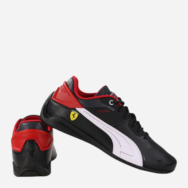 Чоловічі кросівки Puma Ferrari Drift Cat Delta 306864-04 42.5 Чорний/Червоний/Білий (4064536066004) - зображення 4