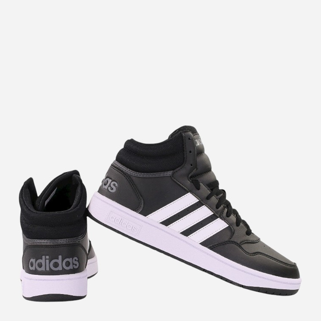 Trzewiki męskie adidas Hoops 3.0 Mid GW3020 47.5 Czarne (4065418428460) - obraz 3