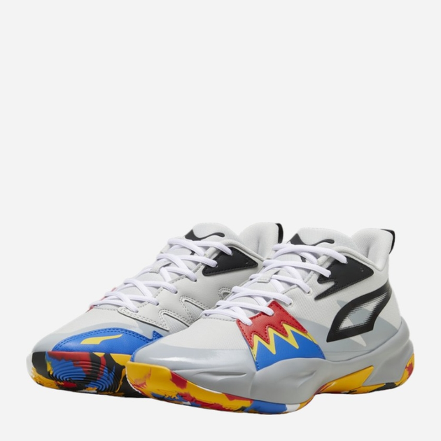 Чоловічі кросівки для баскетболу Puma Genetics Glacial 309691-02 44 (9.5UK) Сірі (4099686061951) - зображення 5