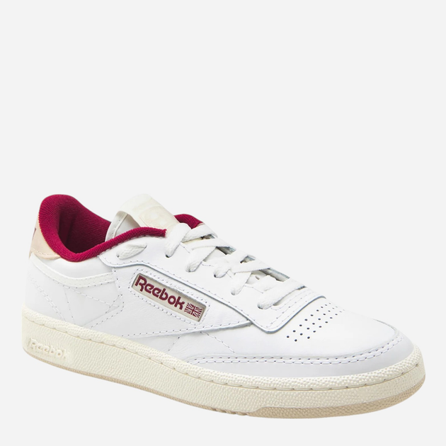 Sneakersy męskie skórzane Reebok Club C 85 100032972 43 Białe (4066756678111) - obraz 2