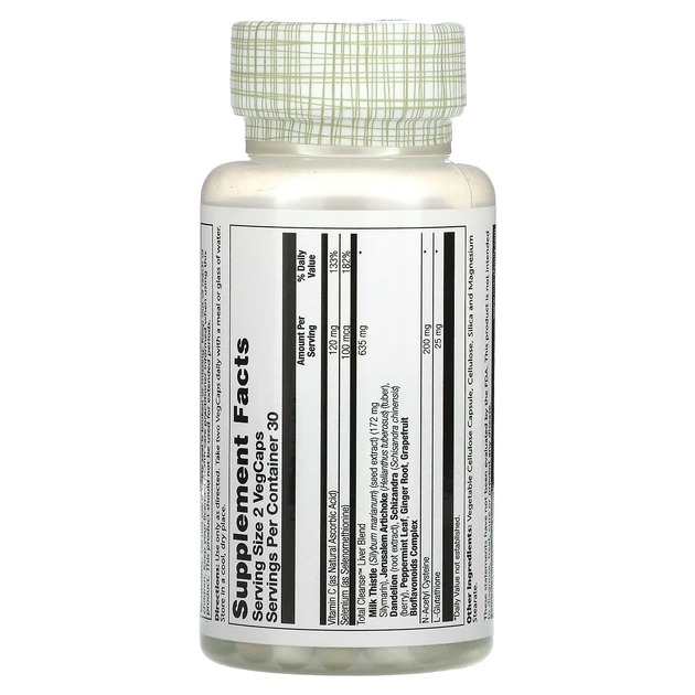 Комплекс для Очищення Печінки Cleanse Liver - 60 вег.капсул 076280083637 - зображення 2