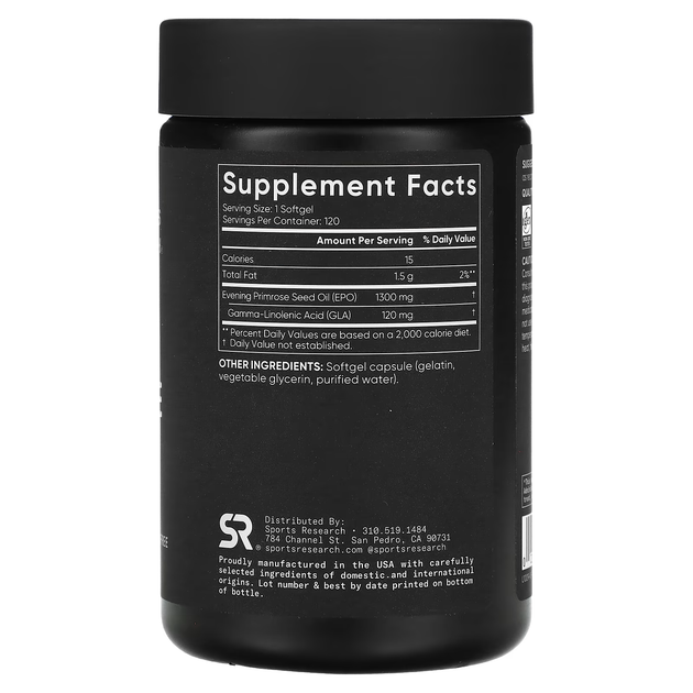 Вечірня Примула Evening Primrose Oil 1300мг - 120 софтгель 023249010074 - зображення 2
