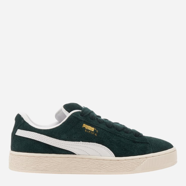 Чоловічі кеди низькі Puma Suede XL Hairy 39724102 38 Темно-зелені (4099685848577) - зображення 1