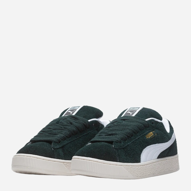 Чоловічі кеди низькі Puma Suede XL Hairy 39724102 44 Темно-зелені (4099685848669) - зображення 2