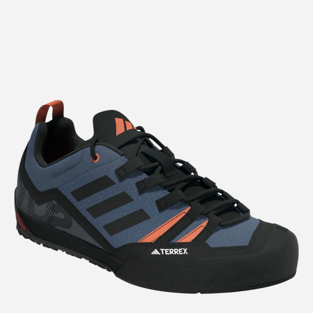 Чоловічі кросівки для треккінгу adidas Terrex Swift Solo 2 IE6903 41.5 Синій/Чорний (4066746376584) - зображення 2