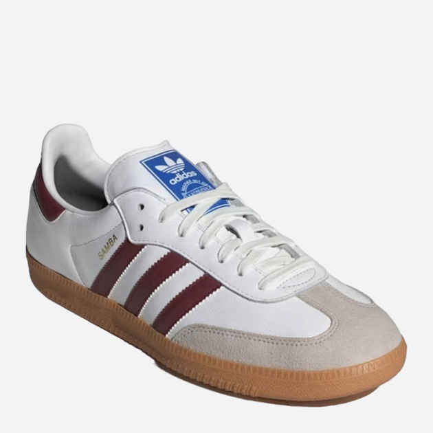 Sneakersy męskie do kostki adidas Originals Samba OG IF3813 47.5 (12UK) Białe (4066759170896) - obraz 2