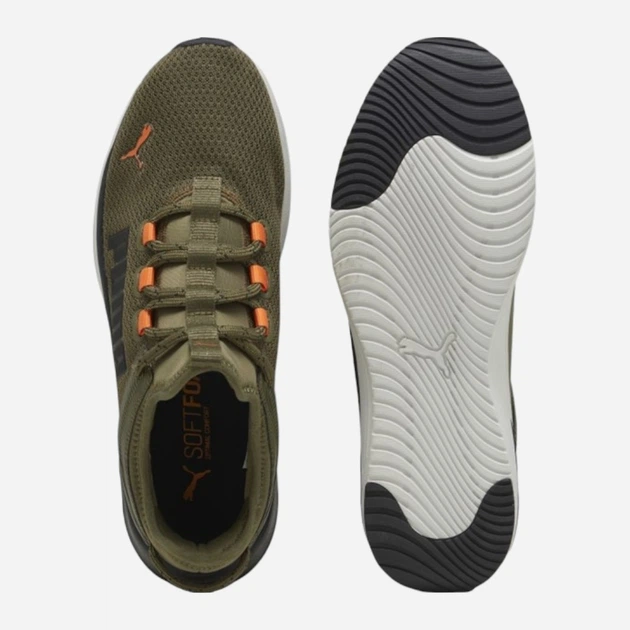 Buty do biegania męskie Puma Softride Astro Slip Hyperwave 378800-02 44.5 (10UK) Oliwkowe (4065454946737) - obraz 5