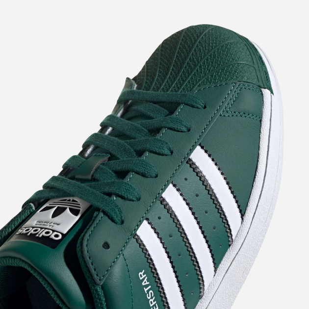 Чоловічі кеди низькі adidas Originals Superstar IF3633 45.5 (10.5UK) Зелені (4066764430213) - зображення 7