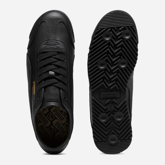 Sneakersy męskie skórzane Puma Roma 68 Revival 39863402 41 (7.5UK) Czarne (4067979721585) - obraz 6