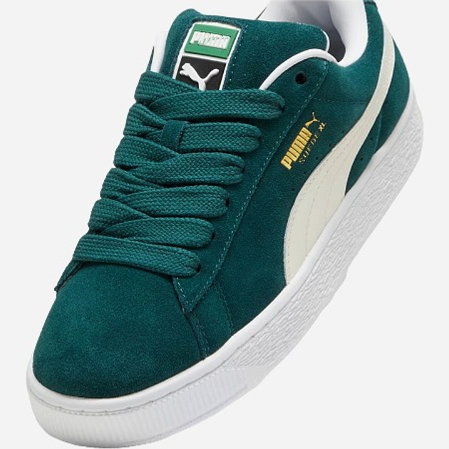 Чоловічі кеди низькі Puma Suede XL 39520521 40 (6.5UK) Зелені (4067979682558) - зображення 4