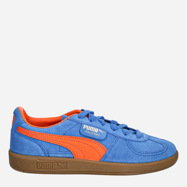 Чоловічі кеди низькі Puma Palermo 39646325 42 (8UK) Синій/Помаранчевий (4067979581141) - зображення 1