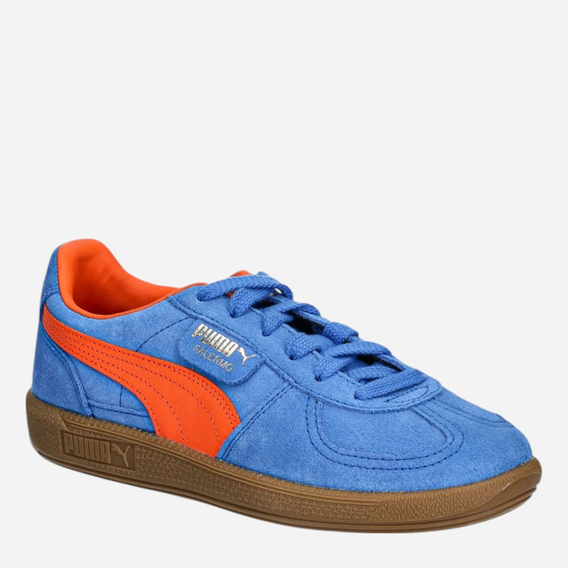 Чоловічі кеди низькі Puma Palermo 39646325 41 (7.5UK) Синій/Помаранчевий (4067979581134) - зображення 2