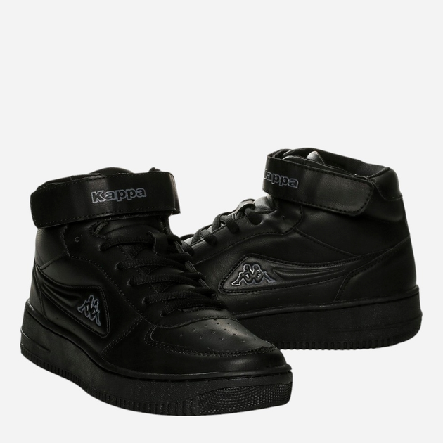 Чоловічі кеди високі Kappa Bash Mid 242610-1116 40 Чорні (4056142378961) - зображення 3