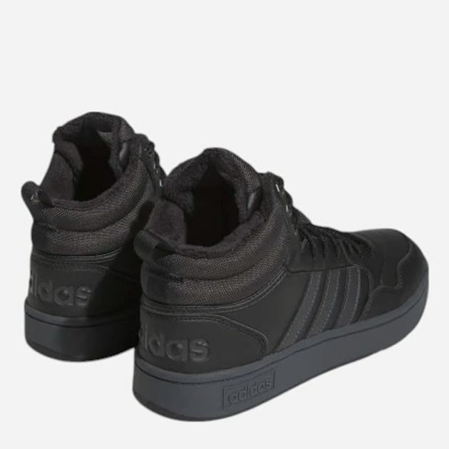 Zimowe trzewiki męskie wysokie adidas Hoops 3.0 Mid WTR GW6421 45.5 Czarne (4065427821818) - obraz 3