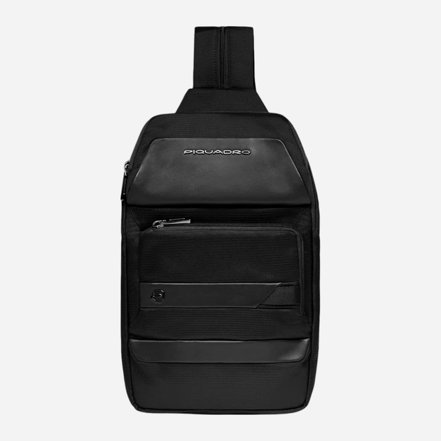 Сумка слінг чоловіча Piquadro CA6486W132/N Чорна (800070326319) - зображення 1