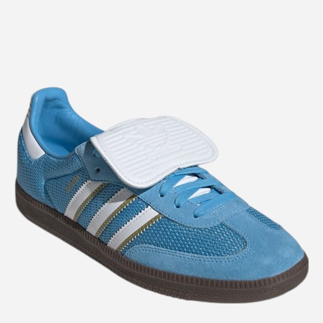 Чоловічі кеди низькі adidas Samba OG IE9170 39.5 (6UK) 24.5 см Блакитні (4067888899115) - зображення 2