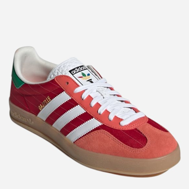 Sneakersy damskie do kostki adidas Gazelle Indoor IF9641 38.5 (5.5UK) 24 cm Czerwone (4067888524796) - obraz 2