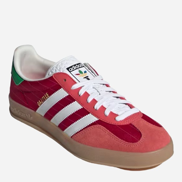 Чоловічі кеди низькі adidas Gazelle Indoor IF9641 44 (9.5UK) 28 см Червоні (4067888524925) - зображення 2