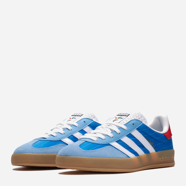 Sneakersy męskie do kostki adidas Gazelle Indoor IF9643 40 (6.5UK) 25 cm Niebieskie (4067888509533) - obraz 4