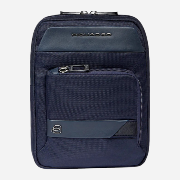 Torba listonoszka męska mała Piquadro CA3084W132/BLU Ciemnogranatowa (800070326317) - obraz 1
