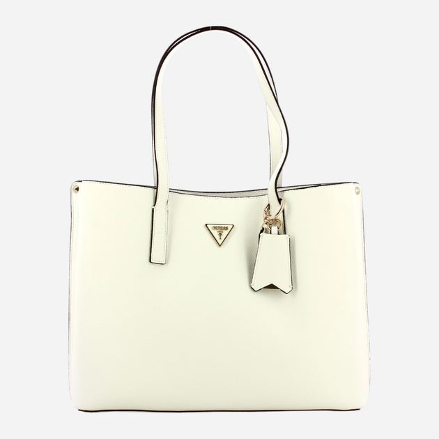 Torba shopper damska duża Guess Meridian HWBG8778230-STO Biała (800070316714) - obraz 1