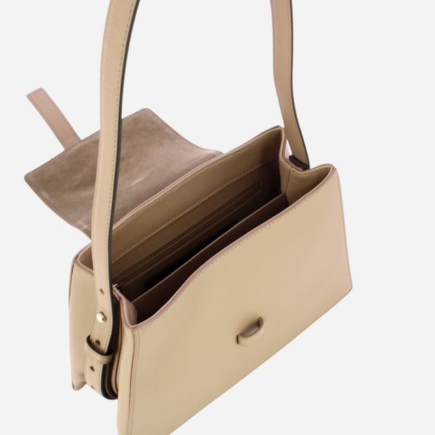 Torba damska skórzana Furla Nuvola S WB01274BX20451257S1007 Beżowa (800070319127) - obraz 4