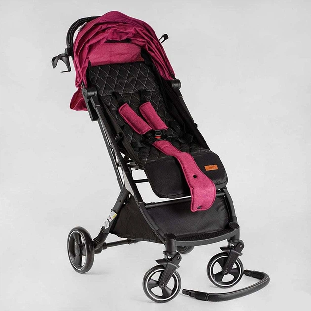 Візок прогулянковий дитячий "JOY" Comfort L-20115 (1) рама сталь з алюмінієм, футкавер, підсклянник, телескопічна ручка - зображення 2