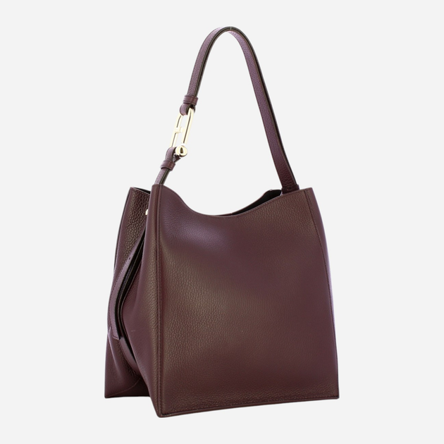 Torba shopper damska skórzana Furla Nuvola S WB01338HSF0002516S1007 Fioletowa (800070331316) - obraz 3