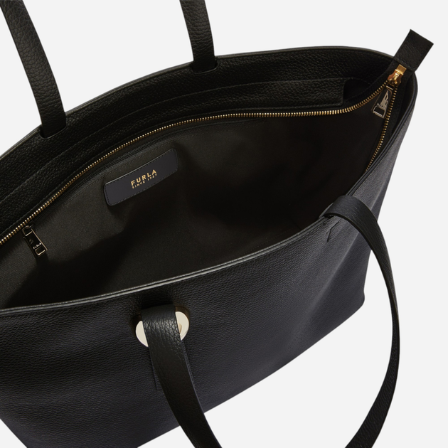 Сумка шопер жіноча з натуральної шкіри Furla Sfera L WB01353HSF000O60001007 Чорна (800070325787) - зображення 4
