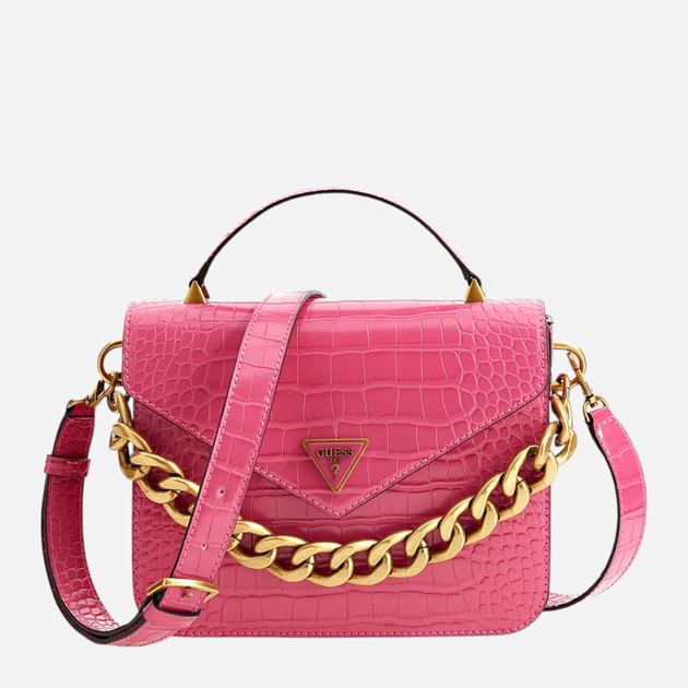 Сумка крос-боді через плече жіноча маленька Guess Retour HWCC8664200-MAG Рожева (800070266567) - зображення 1