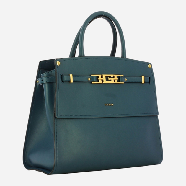 Torba shopper damska skórzana Guess Cristina HWCRCAL2206-JEA Ciemnogranatowa (800070289891) - obraz 3