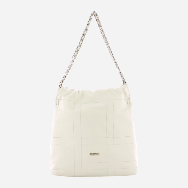 Torebka hobo damska skórzana IUNTOO 104003-BIANCO Biała (800070318286) - obraz 1