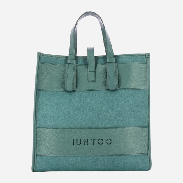 Torba shopper damska IUNTOO 125001-CARTAZ.-JEANS Ciemnogranatowa (800070303336) - obraz 1