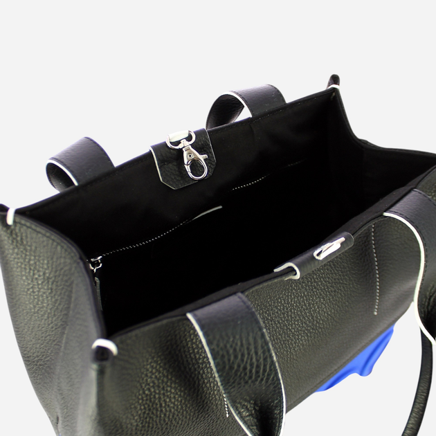 Torba shopper damska IUNTOO 141002-NERO-6205 Czarna (800070258296) - obraz 4