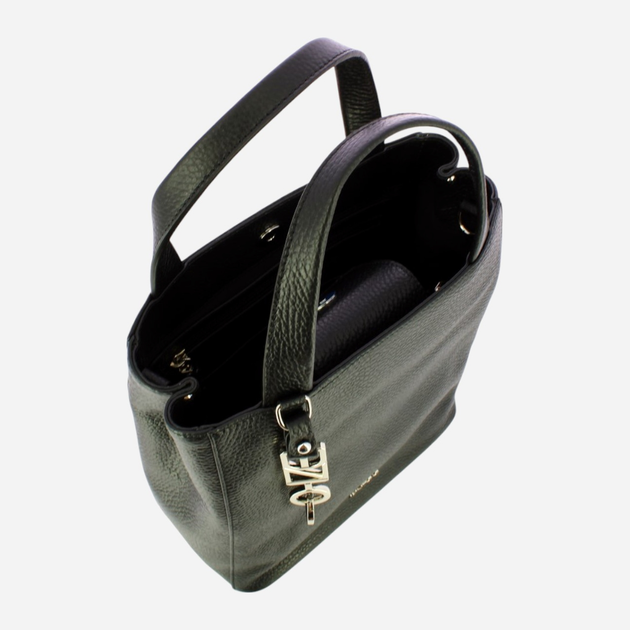 Torba shopper damska skórzana IUNTOO 168080-014 Czarna (800070307927) - obraz 6