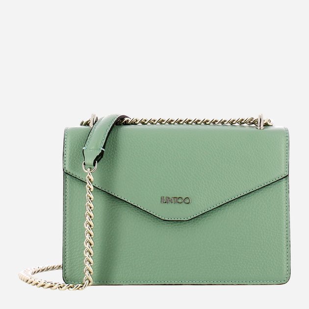 Torebka crossbody damska skórzana IUNTOO 168098-4723 Zielona (800070318253) - obraz 1