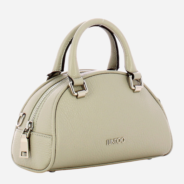 Torebka crossbody damska skórzana IUNTOO 168100-4721 Szara (800070318264) - obraz 3
