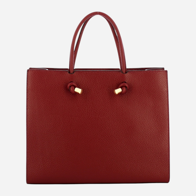 Torba shopper damska skórzana IUNTOO 168107-005 Czerwona (800070329015) - obraz 2