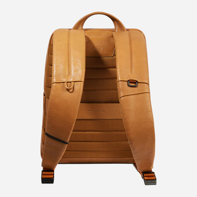 Plecak męski skórzany 18.3L Piquadro CA6302S129/G Żółty (800070320733) - obraz 2