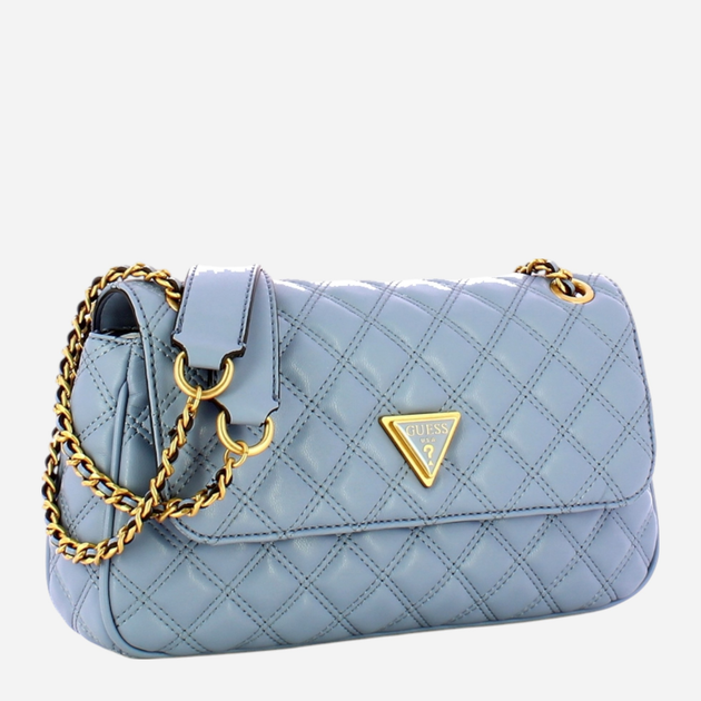 Сумка крос-боді через плече жіноча середня Guess Giully HWQA8748210-WIS Темно-синя (800070307617) - зображення 3