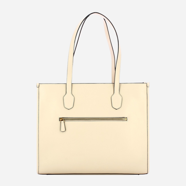 Torba shopper damska duża Guess Silvana HWVB8665240-LGR Beżowa (800070325041) - obraz 2