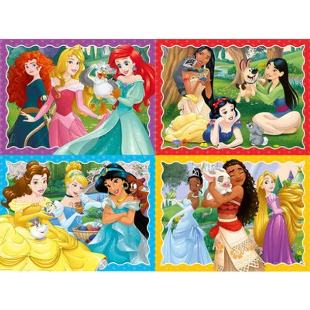 Puzzle Ravensburger Księżniczki Disney 4 w 1 12 + 16 + 20 + 24 elementów (4005556030798) - obraz 2