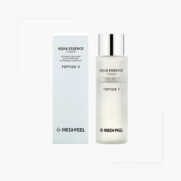 Увлажняющий тонер с комплексом пептидов Medi-Peel Peptide 9 Aqua Essence Toner 250 мл - Фото 2 Увлажняющий тонер с комплексом пептидов Medi-Peel Peptide 9 Aqua Essence Toner 250 мл - изображение 2