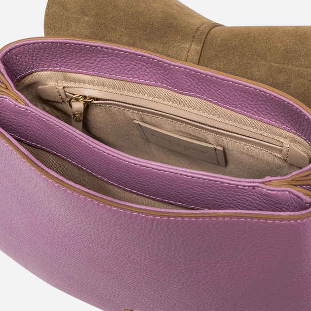 Torebka crossbody damska skórzana Gianni Chiarini BS-6036/COMM-GRN-NA-13307 Fioletowa (800070314779) - obraz 5