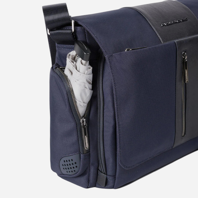 Сумка мессенджер чоловіча Piquadro CA1592BR2/BLU Темно-синя (800070334837) - зображення 3