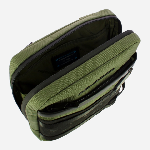 Сумка планшет чоловіча середня Piquadro CA1816FX/VE Зелена (800070320648) - зображення 4