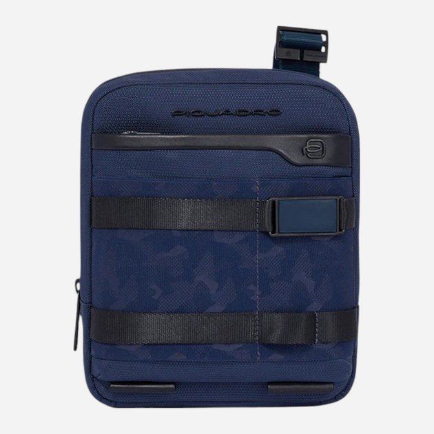 Сумка планшет чоловіча маленька Piquadro CA3084FX/BLU Темно-синя (800070320661) - зображення 1