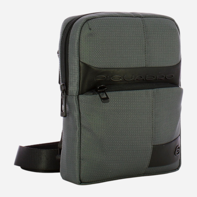 Сумка планшет чоловіча маленька Piquadro CA3084W129/GR Сіра (800070320764) - зображення 3