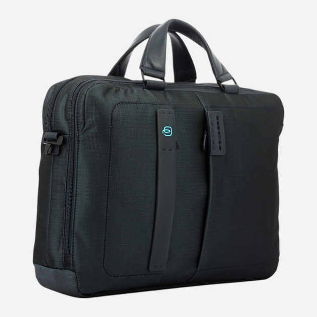 Сумка портфель чоловіча Piquadro CA3347P16/CHEVBLU Темно-синя (800070010230) - зображення 3